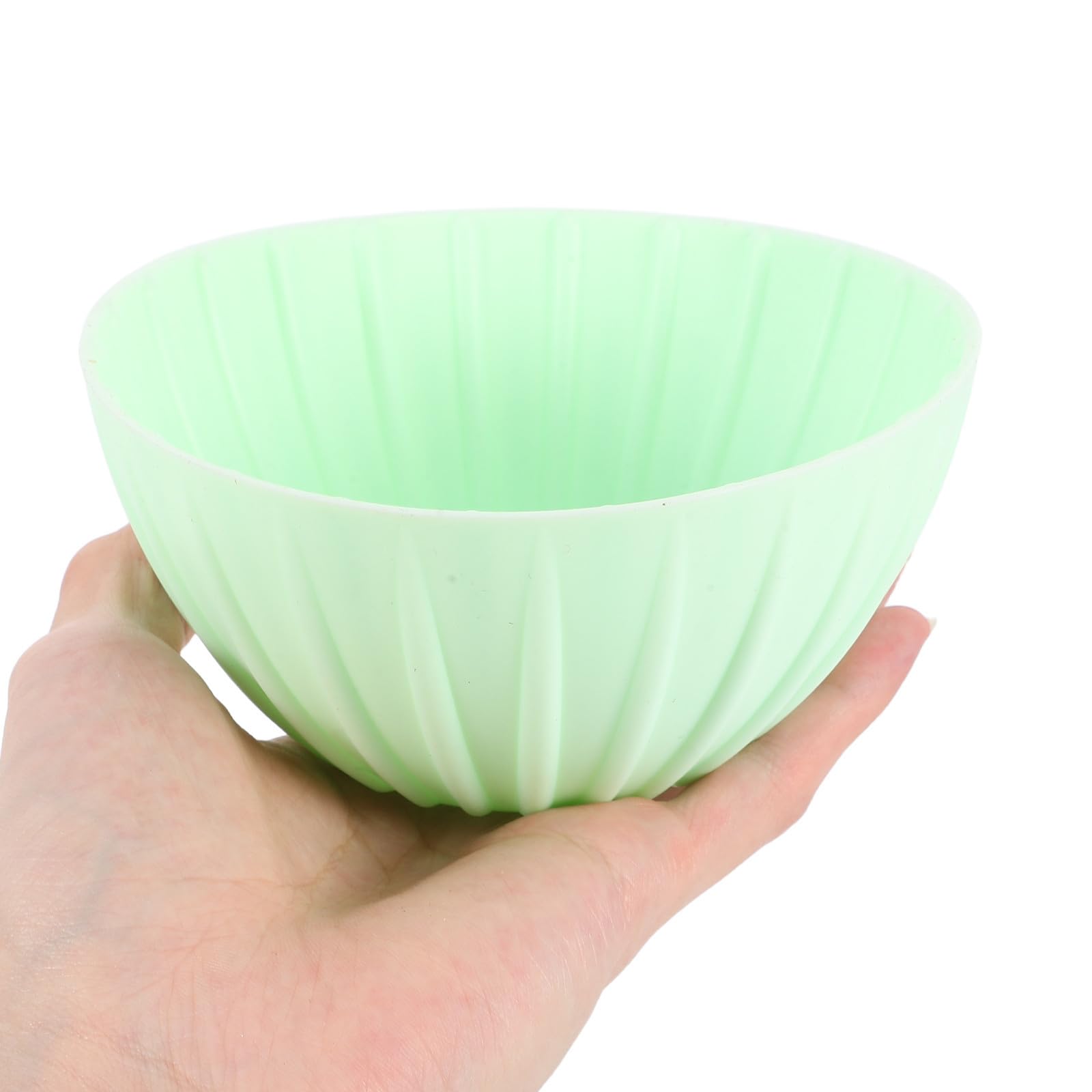 10 Pezzi Cesto per Lievitazione Pane in Silicone Verde