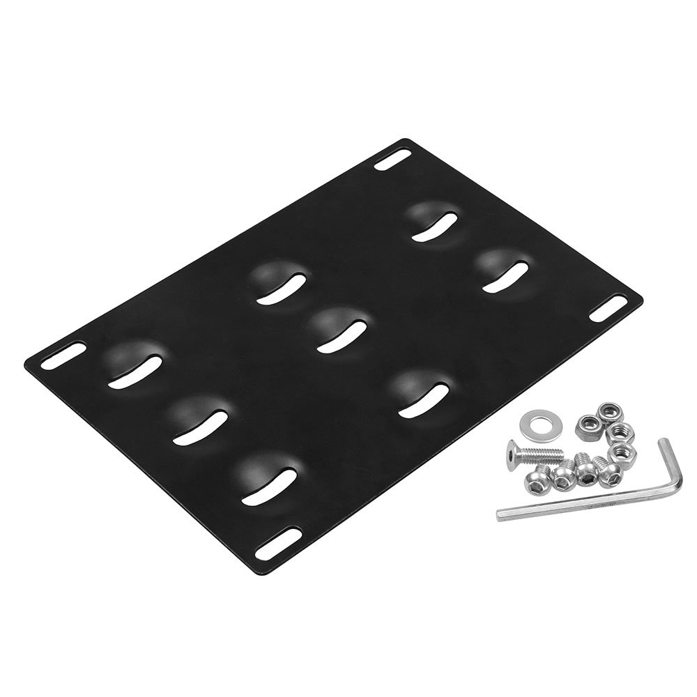 JDM Style Front Bumper Tow Hook License Plate Mounting Bracket Holder