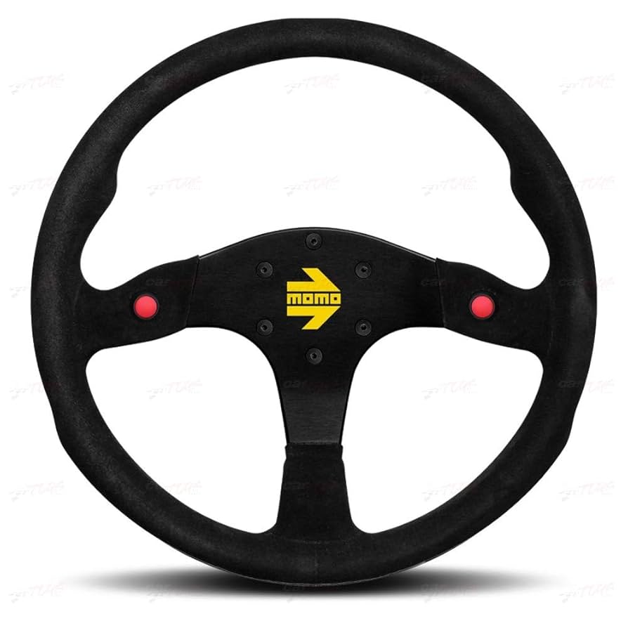 Amazon | MOMO Motorsport MOD.80 スエード レーシングハンドル