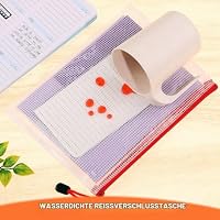10 Stück Dokumententasche A5, Reißverschlusstasche Dokumentenmappe – Ansicht 4