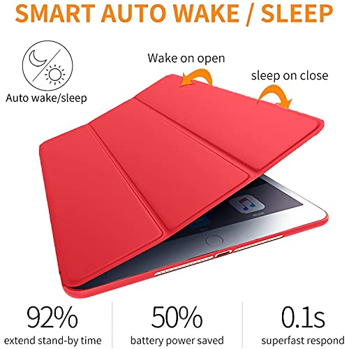 Image of DuraSafe Cases for iPad Pro 11 inch 4th 3rd 2nd Gen Case A2759 MNXE3HN /A MNXD3HN /A A2435 MNXG3HN /A MNXF3HN /A MNXJ3HN /A A2761 A2762 MNXN3HN /A MP553HN /A A2377 MHQR3HN /A MHQT3HN /A A2228 MY232HN /A - Red