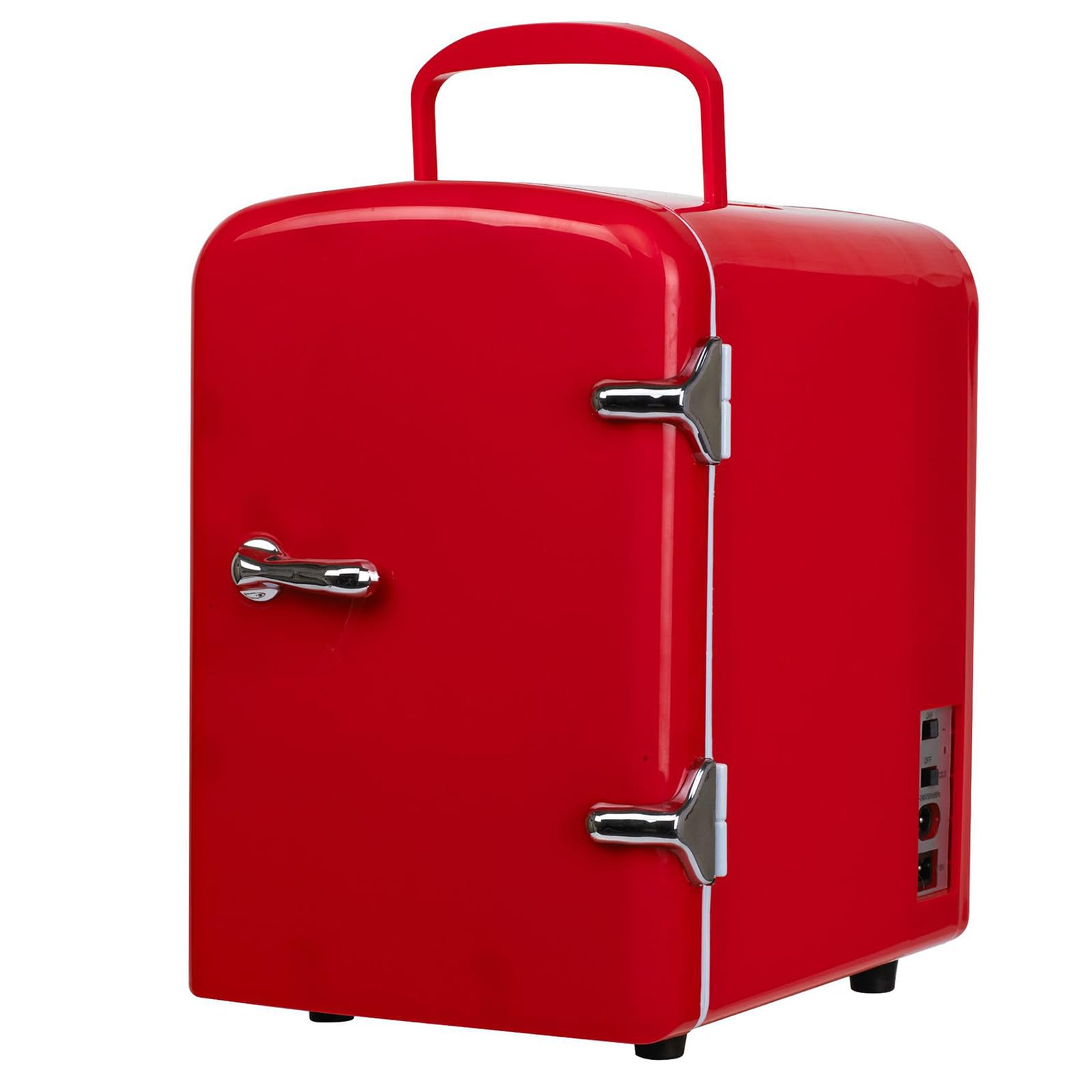 Topjia 0.1 cu ft Compact Fridge Red