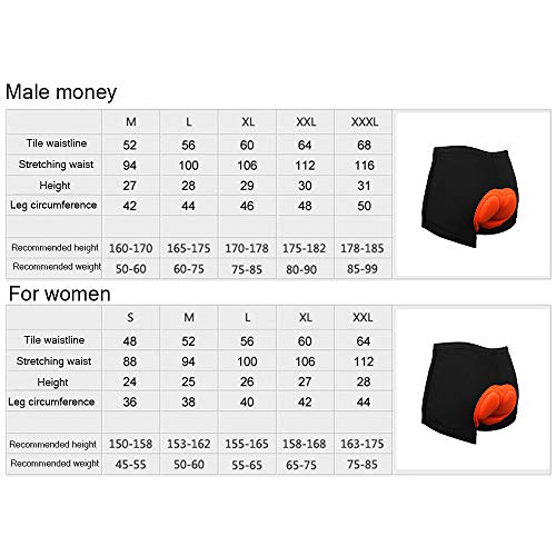 Calças de ciclismo, Andoer Calções de ciclismo masculino para bicicleta de montanha Calções de bicic
