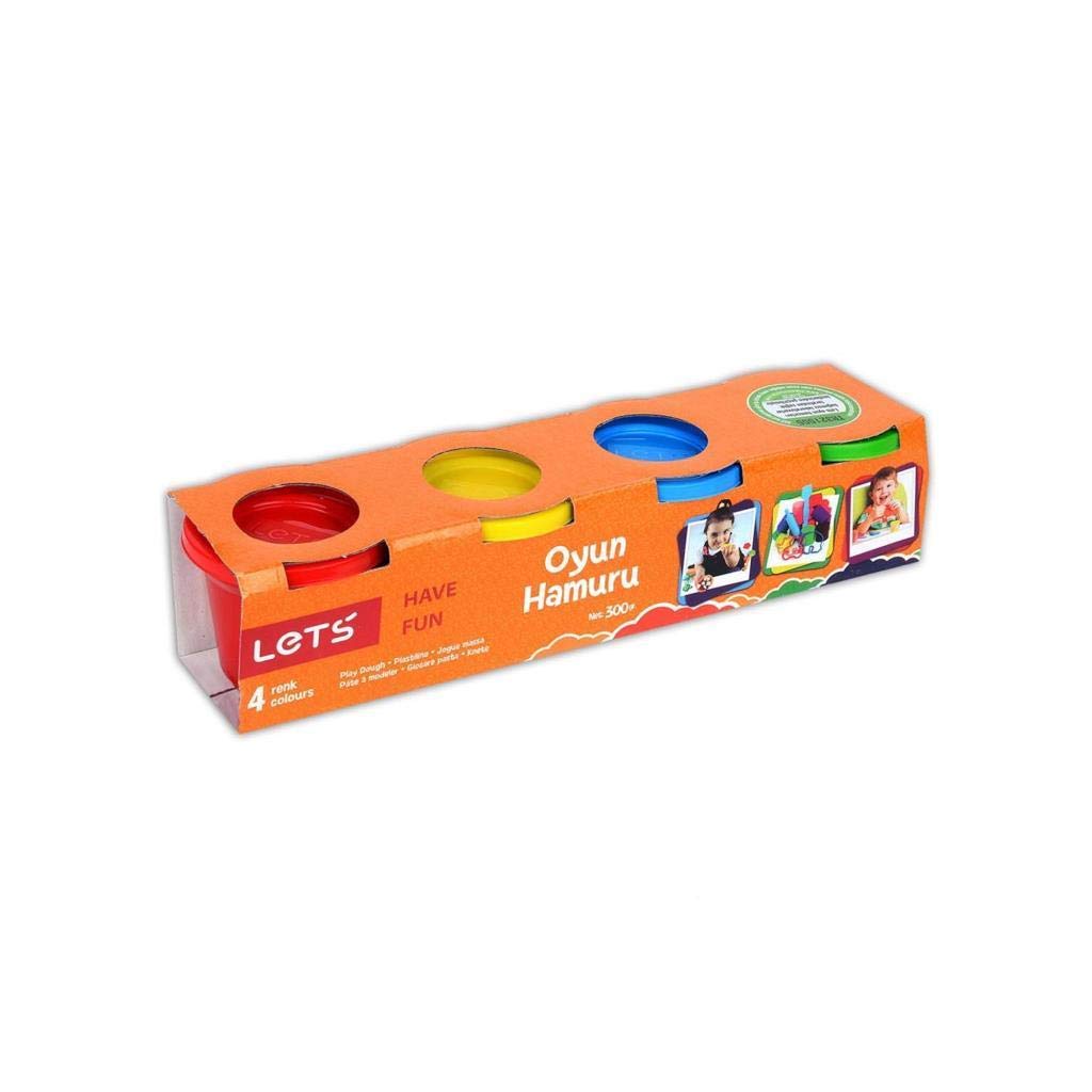 Play Putty (L8240) - Stucco da gioco, misura piccola, 4 colori, 300 g/m²