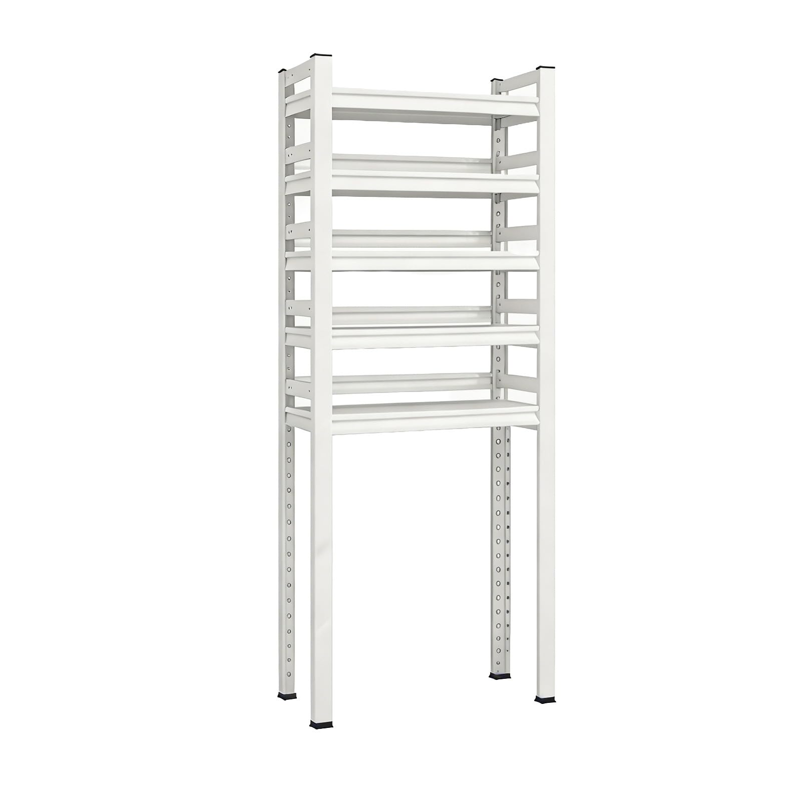 Over the Toilet Storage Rack - No-Drill Freestanding Organizer, Sturdy Solid Frame, Adjustable Layers for Bathroom Space-Saving(A,5-Tier 27.6x11.8x72.0 in)