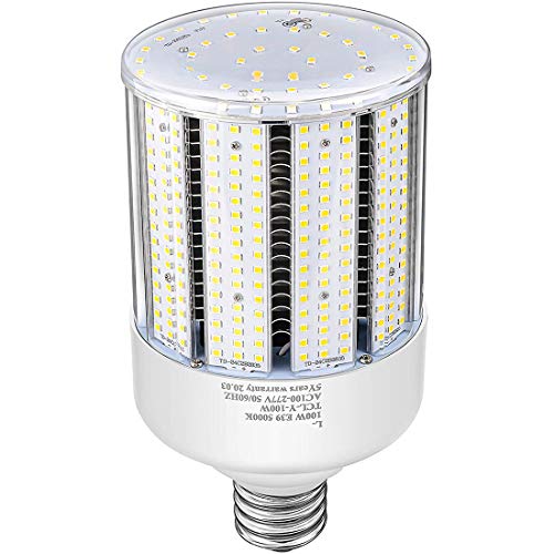 FOMT Lampadine LED Mais 100W Invece di 400W Ioduri Metallici HPS Vapori di Mercurio CFL HID Lampada 5000K E39 Base Mogul Adatta per Illuminazione Commerciale E Industriale con Lampada,30w