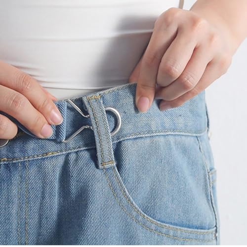 Elastic Invisible Belt For Office Leisure Pants Lazy Waistbelt Casual Waistband Adjustable Waiststrap4