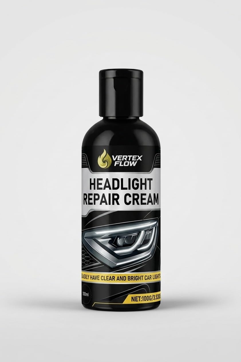 Headlight Restoration Kit Cleaner Car Polish Repair Cream Foggy Fix Lens Cleaning Remove Oxidation Care100ML Each (Pack Of 1)-image-18