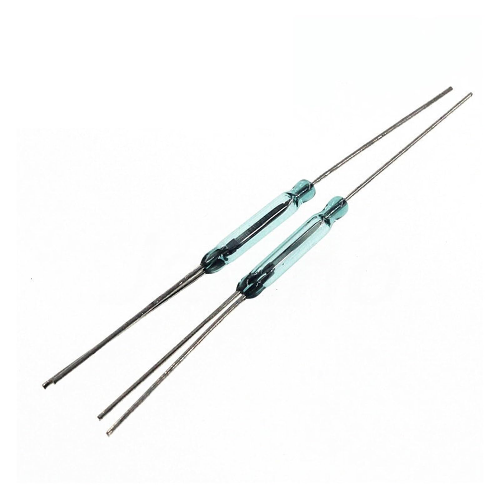 5/20/50 Stück 3-poliger Reed-Schalter 2,5 x 14 mm, normalerweise offener/normalerweise geschlossener Umwandlungs-Magnetschalter for Sensorprojekte(50 Pcs)