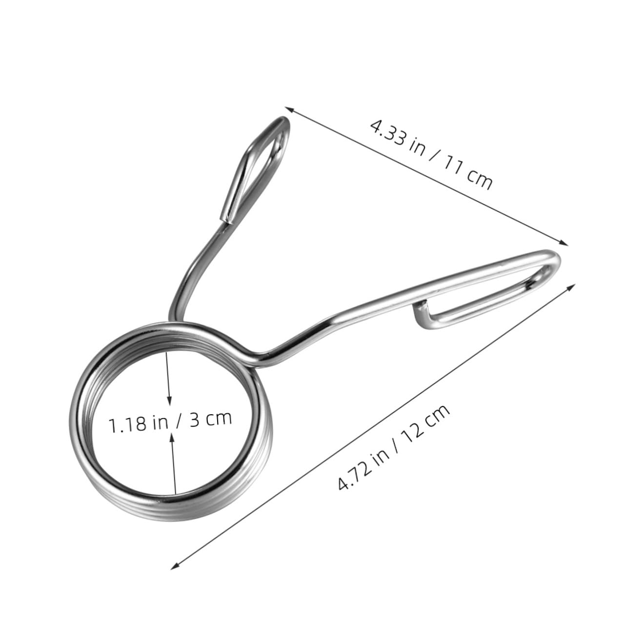 NULYLU 2pcs Barbell Snap Spring Buckle Clamps Barbell Weights Collars for Gym