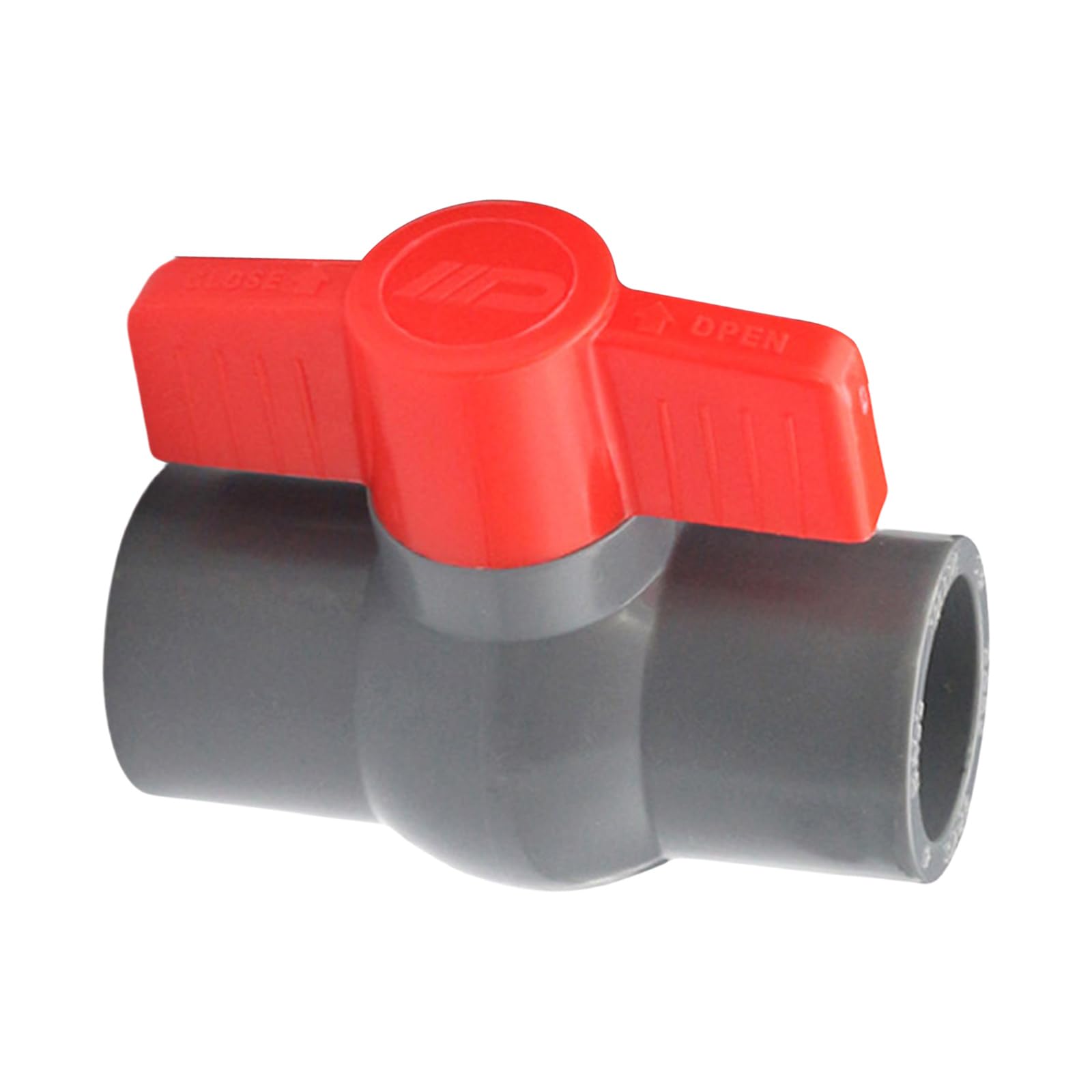 Xuqizzpp Gray 20Mm Upgrades Pvc Manual Valves Switches Temperature Resistance Manual Two Way Plumbing Fixtures For Agricultural Leakproof Pvc