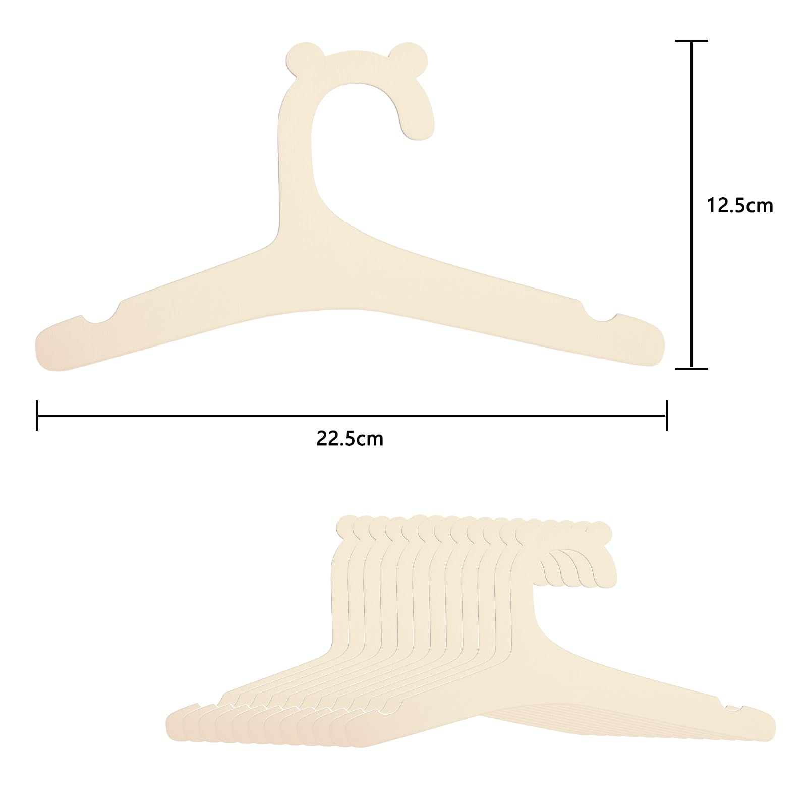 et di 12 grucce per bambinis, in legno grucce neonato, per bambini grucces bambini, per vestiti appendini bambinis, camicie, giacche, pantaloni, armadietti
