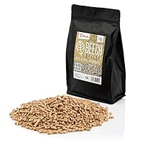 BBQ-Toro Grillpellets Buche aus 100% Buchenholz | 1 kg | Buchenpellets für Grill, Smoker, Pellet-Pizzaofen und Heizungsanlagen | Grillpellets Smoker, Holzpellets Smoker, Pellets zum Heizen