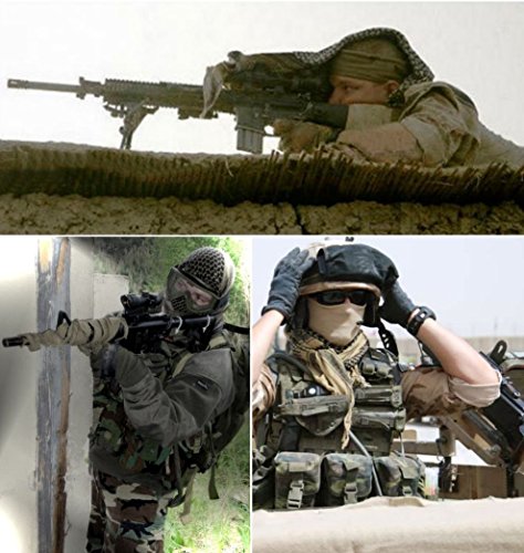 Afgan Stole Military Shemagh Tactical Arab Desert Keffiyeh Scarf Neck & Head Wrap Turban Woven Cotton 100%4