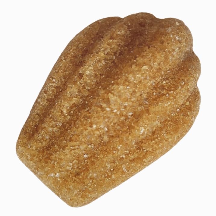 Canasuc Paris, Goûter à Paris (Tea Time In Paris) Molded 'Madeline-Shaped' Sugars in Gift Box, Individually Wrapped Natural Sugar Pieces, Made in France