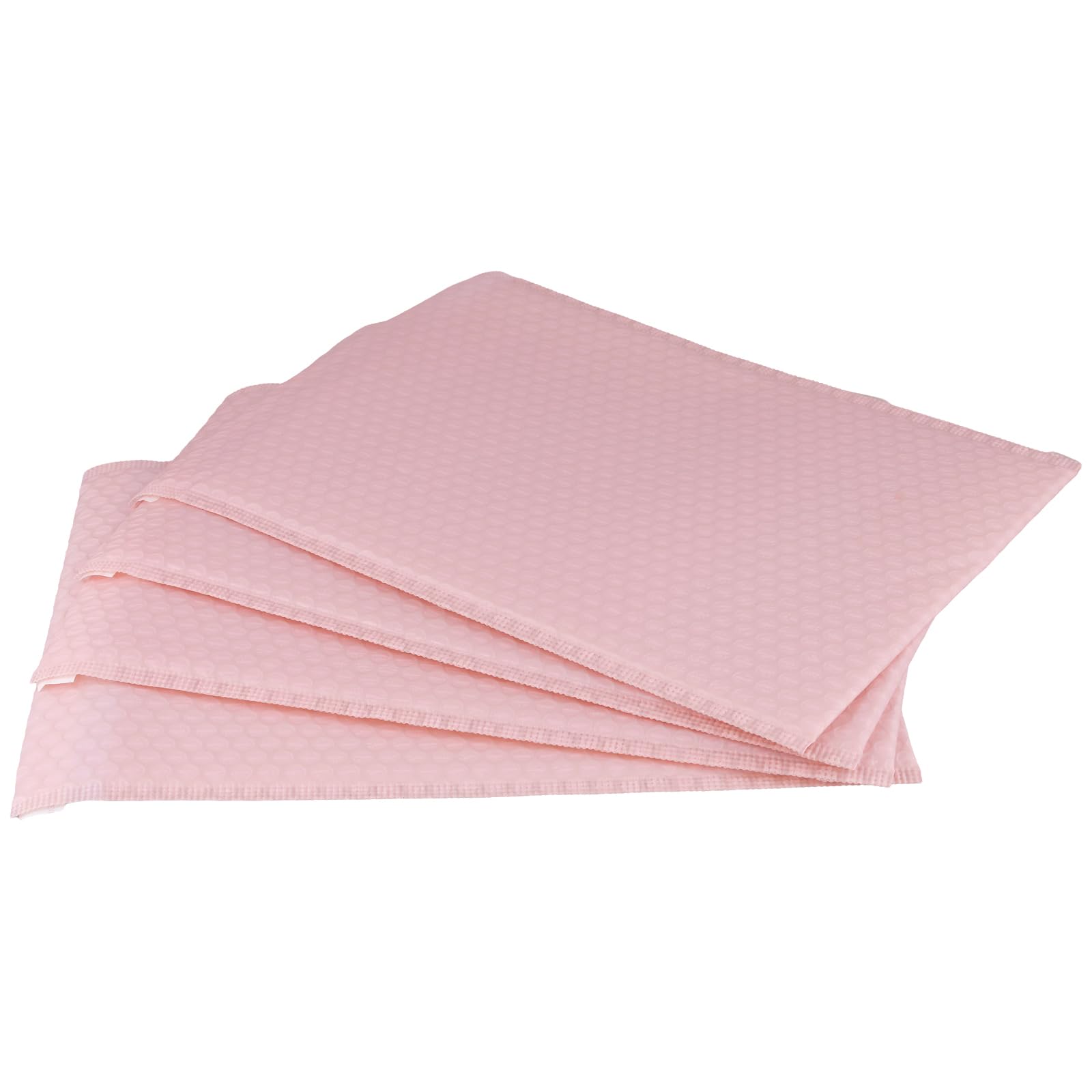 HOZEON Confezione da 50 buste imbottite impermeabili autosigillanti, per libri, vestiti, imballaggi per piccole imprese, 10 x 30,5 cm, colore: rosa chiaro