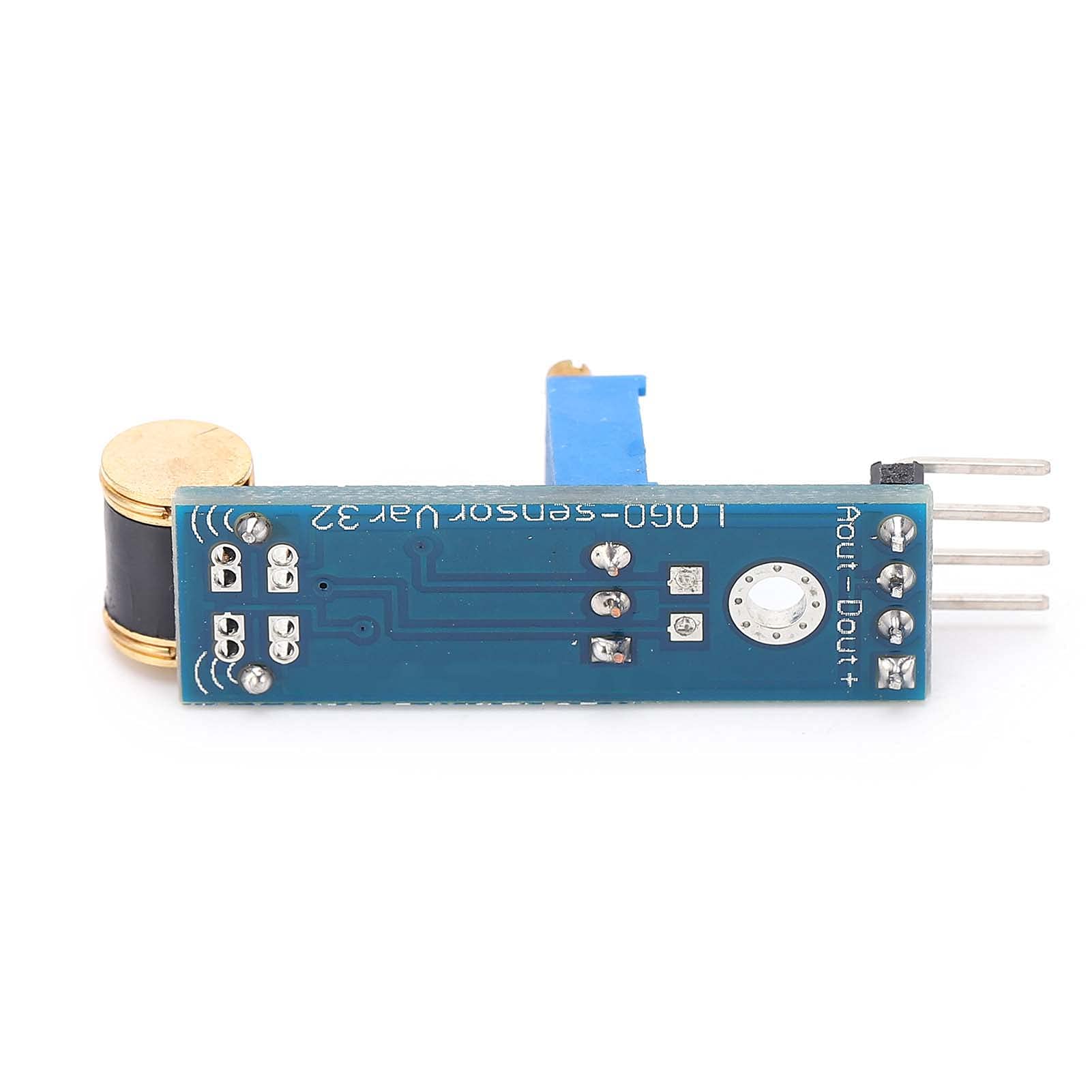 Vibration Sensor Module, DC3?5V 4?Pin 801S Shock Vibration Switch Sensor Module, Analog Quantity and TTL Level Output, for LM393, Vibration Probe