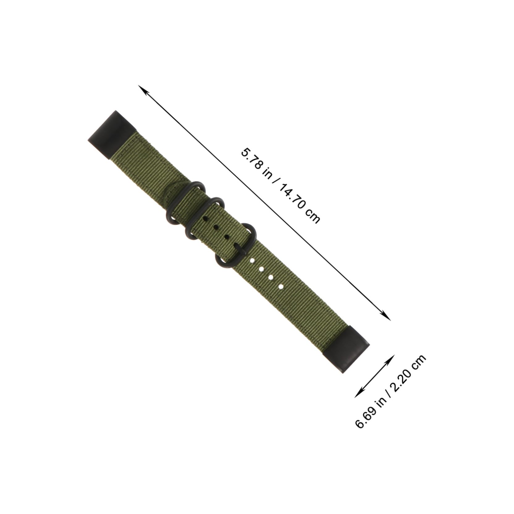 UKCOCO 2 Pièces Bracelet En Nylon Montre Ceinture Accessoires Bracelet De Montre En Nylon Bracelets Tressés Boîtiers De Pour Hommes Smartwatch Pour Hommes Femme Simple
