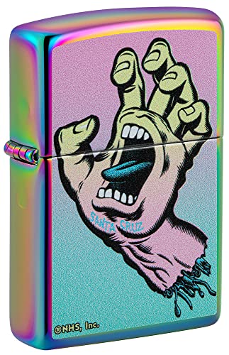 ZIPPO – Santa Cruz Design– Color Image – Multi Color – Mechero de tormenta, Recargable, en Caja de Regalo