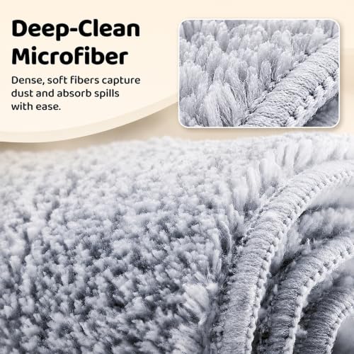 Image of UPC 360 Rotating Microfiber Floor Mop, Flat Mop Wet & Dry for Home Cleaning, Hands-Free Squeeze & Wash Mop, Self-Wringing Floor Cleaning Mop for Kitchen, Bathroom & Tiles
