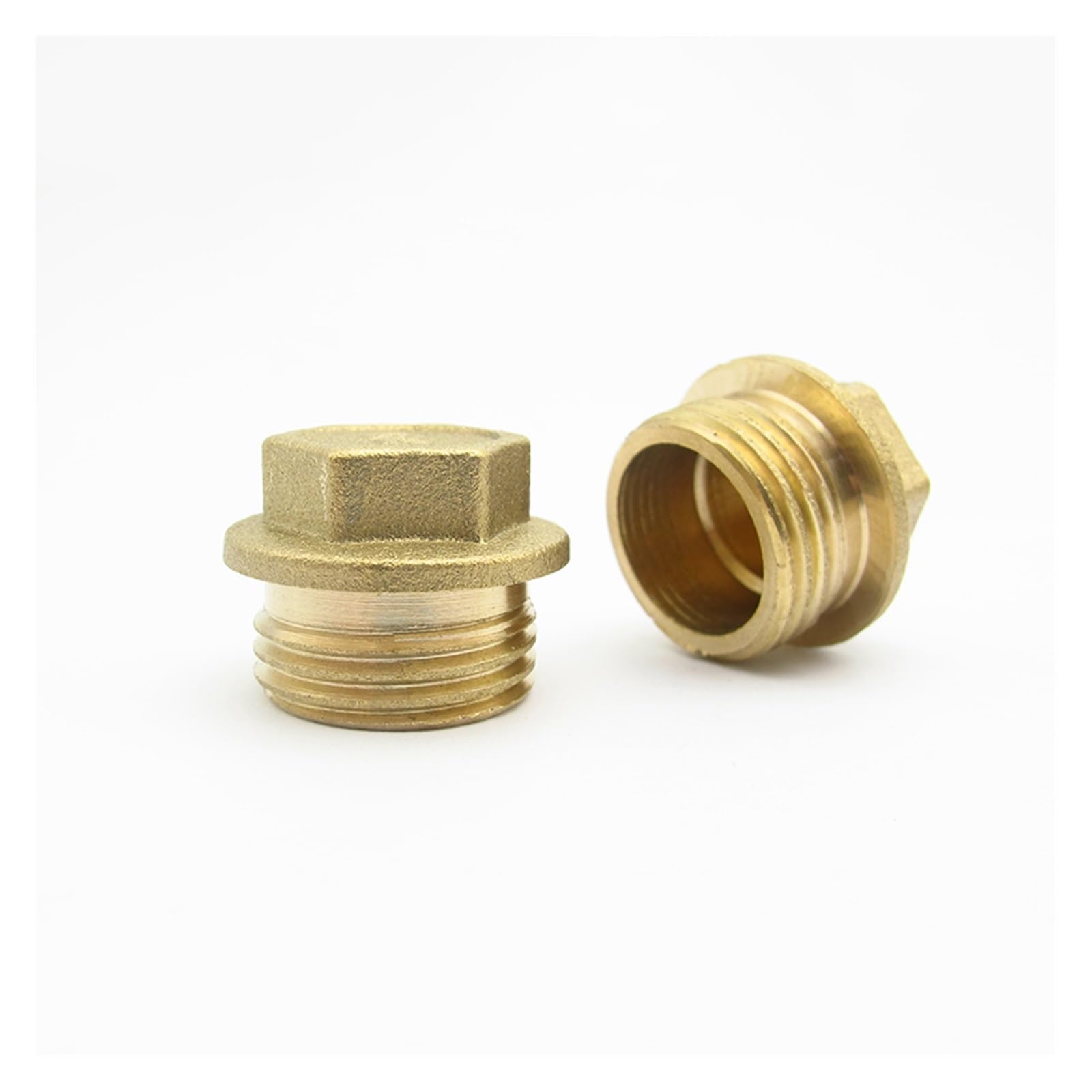 Tappo a testa esagonale in ottone BSP maschio, varie misure, 2 pezzi (1,3 cm)