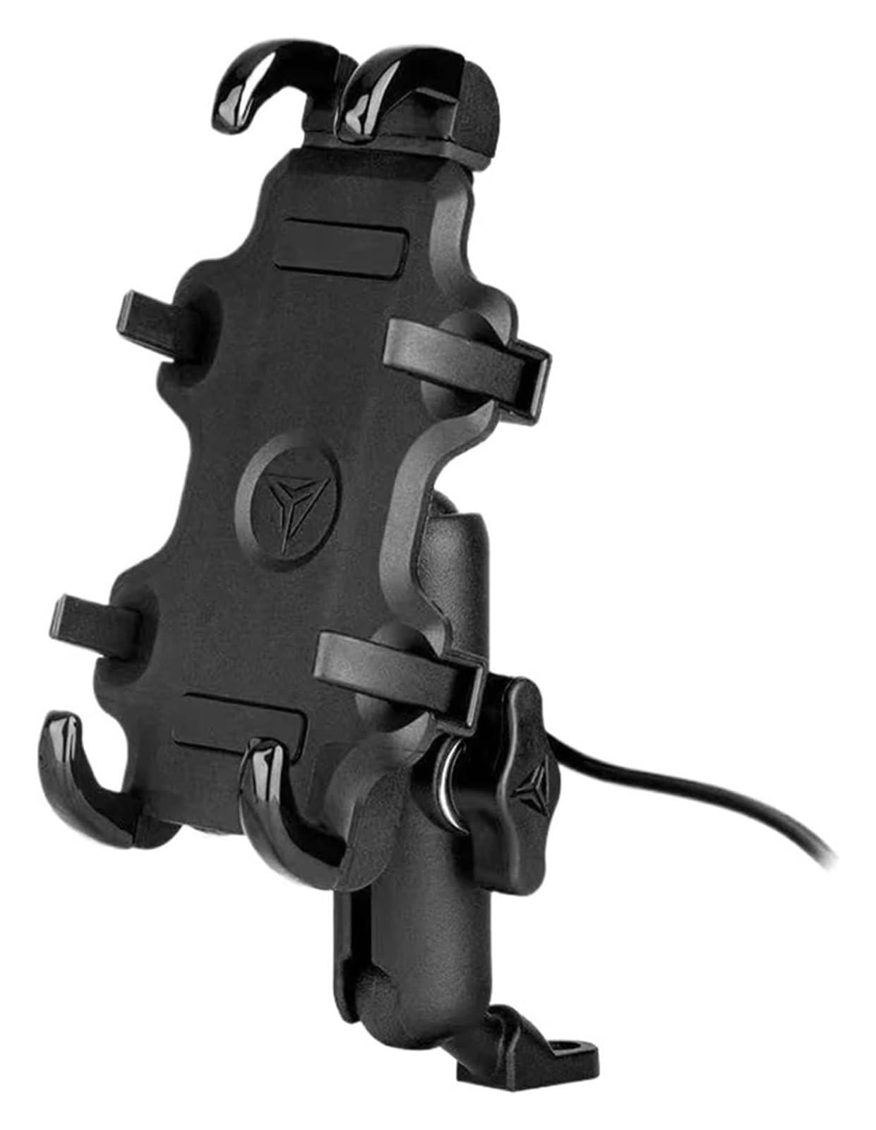 Support de Navigation pour Moto Support GPS pour Téléphone Portable De Moto Station Charge USB 3.0 Rapide pour Chargeur Rétroviseur Guidon Téléphones Portables(Mirror Charger)
