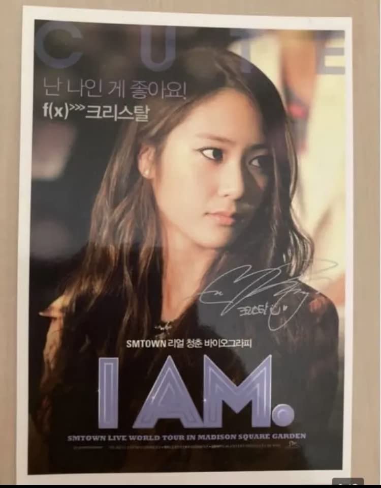 Amazon.co.jp: f(x) クリスタル ポストカード I AM SM TOWN LIVE 韓国