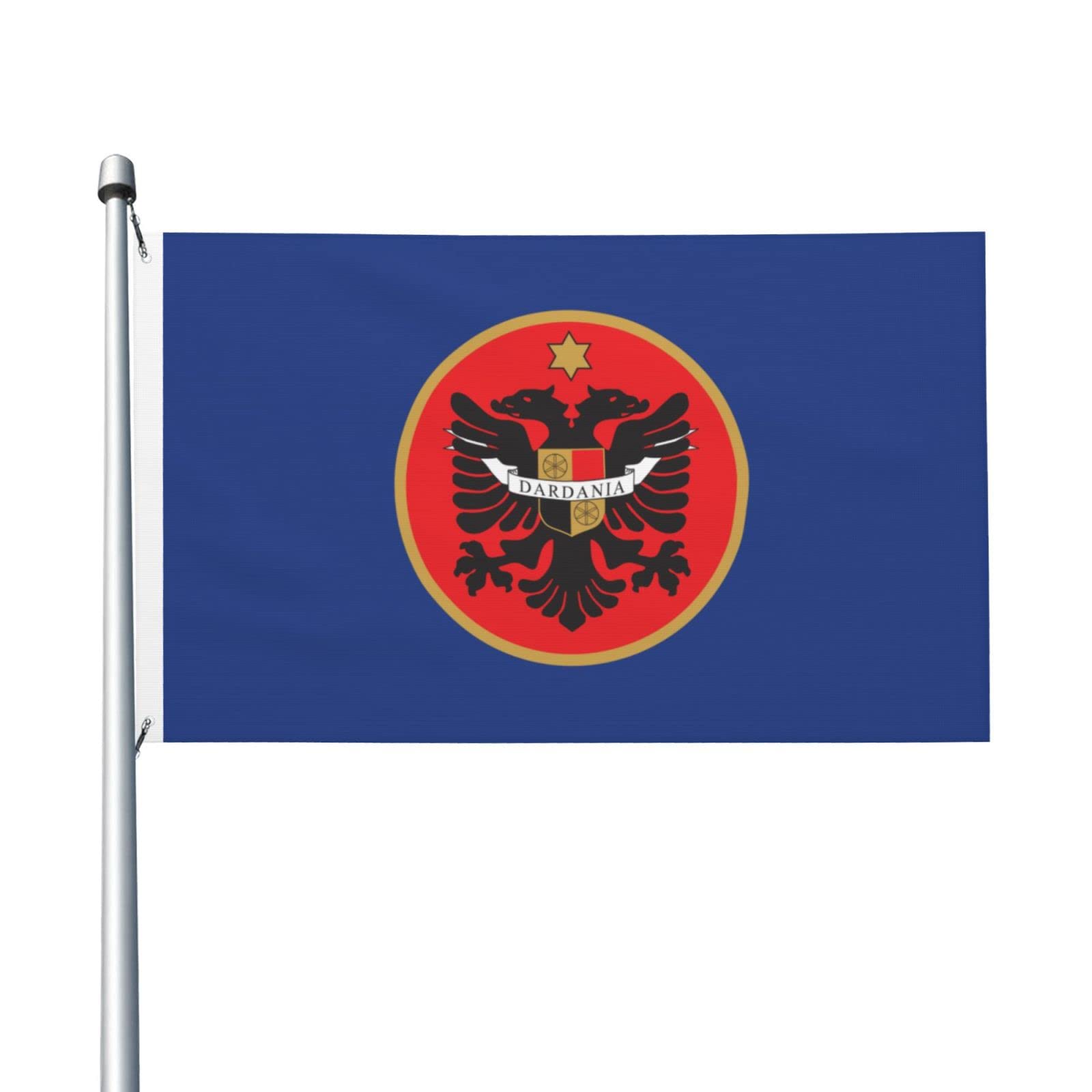 Flag Of Dardania 3x5ft Double-Sided Printed Flag Outdoor Decorative Flag 3by5 Non-Fading