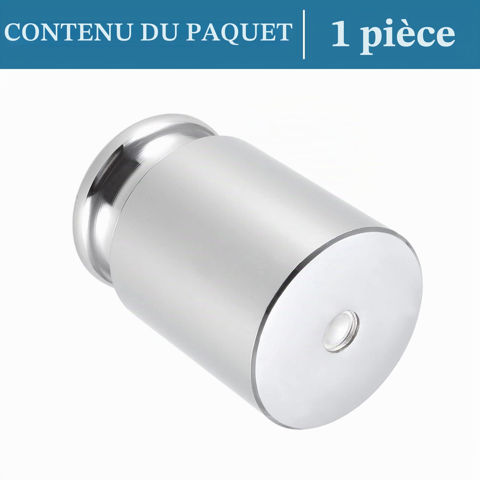 QUARKZMAN 1kg Étalonnage Poids x 1 Pièce Chrome Plaqué Acier Gramme Poids pour Numérique Bijoux Balances et Balance Test, [M1 Précision]
