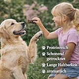 Zoofirst 5 kg Rinderlunge Lunge getrocknet fettarm Hundefutter Snack Leckerli Kauartikel