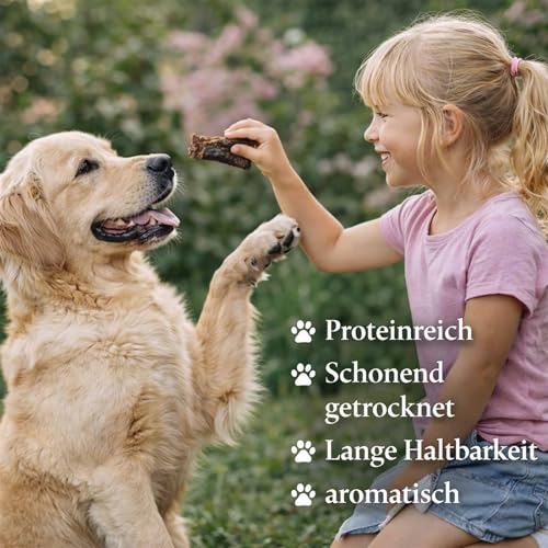Zoofirst 5 kg Rinderlunge Lunge getrocknet fettarm Hundefutter Snack Leckerli Kauartikel