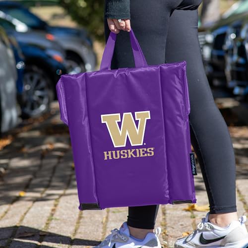 Image of Logo Brands Officially Licensed NCAA Unisex Stadium Seat, One Size, Team Color