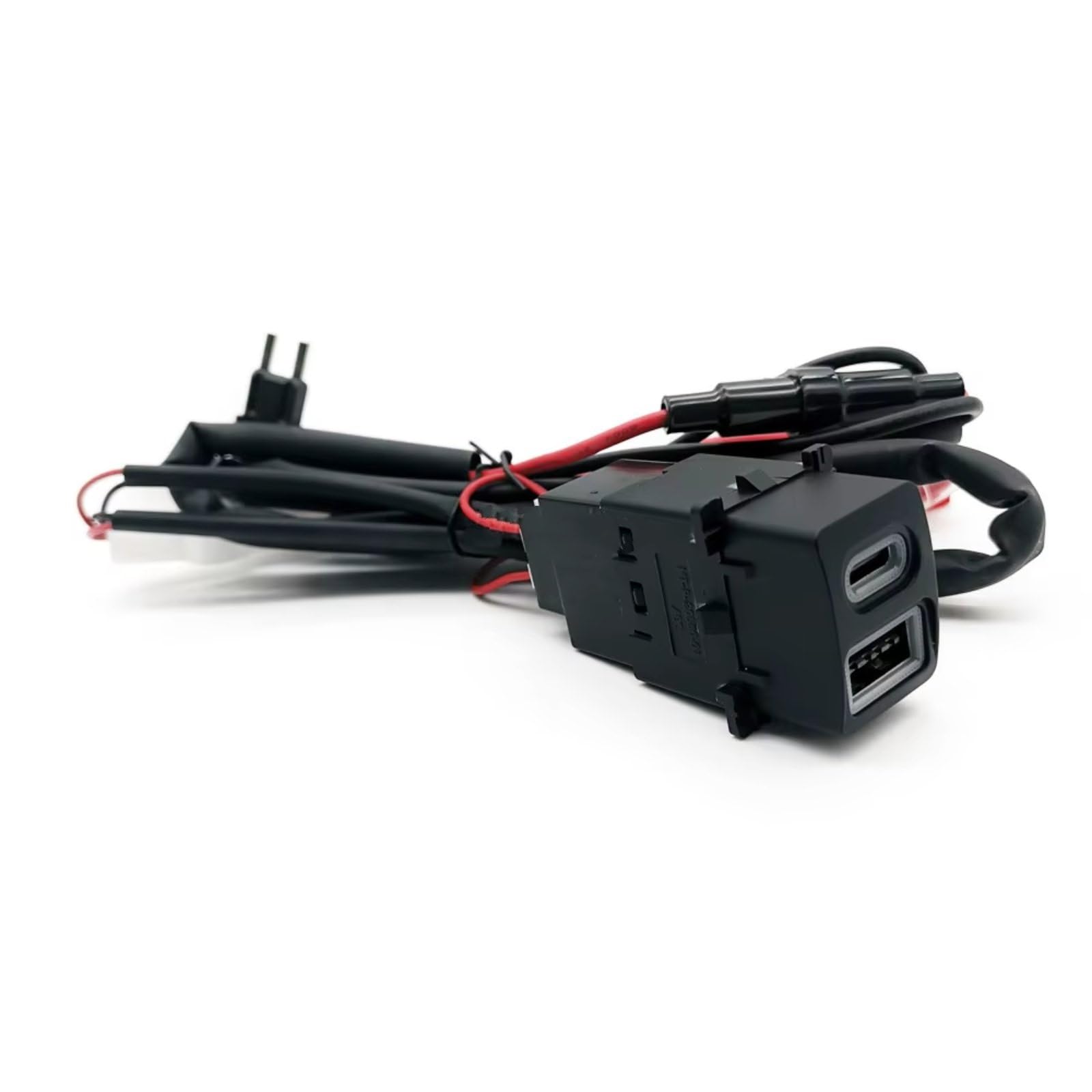 Compatible Con Subaru Para Forester 2019-2024 1 Pc Dual USB QC3.0 Tipo C PD Interfaz Enchufe Cargador Carga Rápida 12V 24V Reemplazo Toma interfaz USB