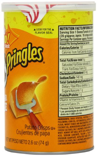 Pringles Cheddar Cheese Crisp Flavor, 2.61-Ounce (Pack Of 12) #TOP1