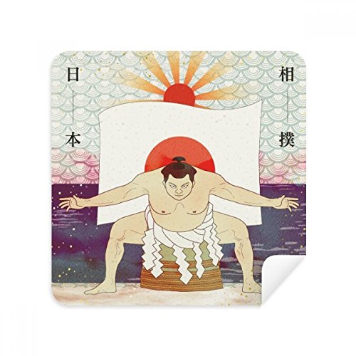 Mont Fuji Japanese Ukiyo-E Sumo lunettes chiffon écran téléphone