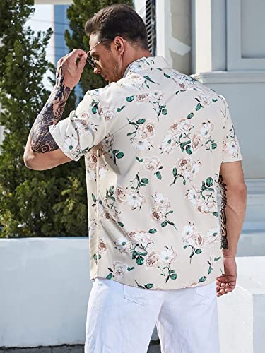 Image of Lymio Men Polyester Stylish Slim Fit Printed Casual Shirt