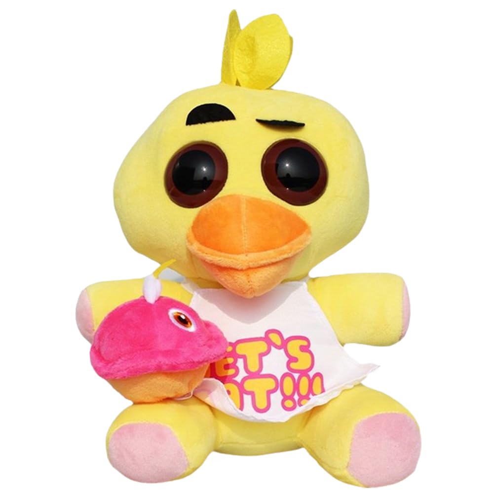 BDQYLOUJ Freddy'S Peluche Juguetes, Juguetes de Peluche Freddy'S,Regalo de Cumpleaños para Niños Coleccionable - Mercancia para Niños y Adultos - Ideal para Peluche Fans - Duck