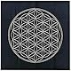 Namvo Tarottuch Tarotkarte Tischdecke Blume des Lebens Wahrsagung Altar Tuch Brettspiel Karte Pad 49 cm x 49 cm
