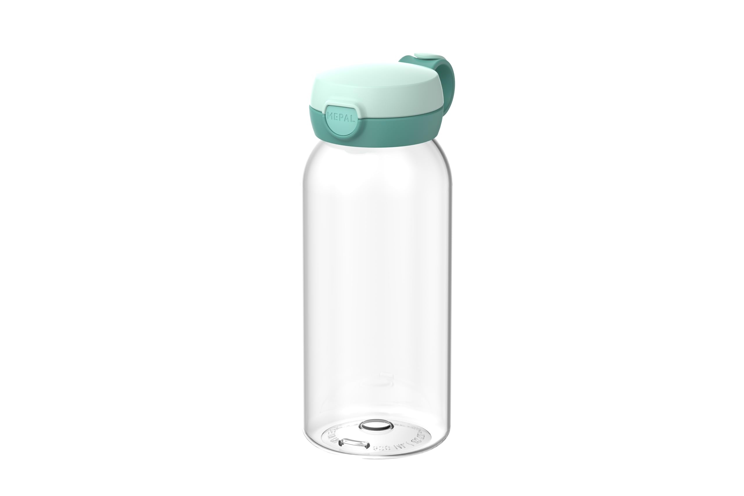 Mepal - Drinking Bottle with Flip Cap Campus - Flip Cap Pops Up at the Push of a Button - Suitable for Carbonated Drinks - Water Bottle - Leak-proof and Dishwasher Safe - 600 ml - Cool mint