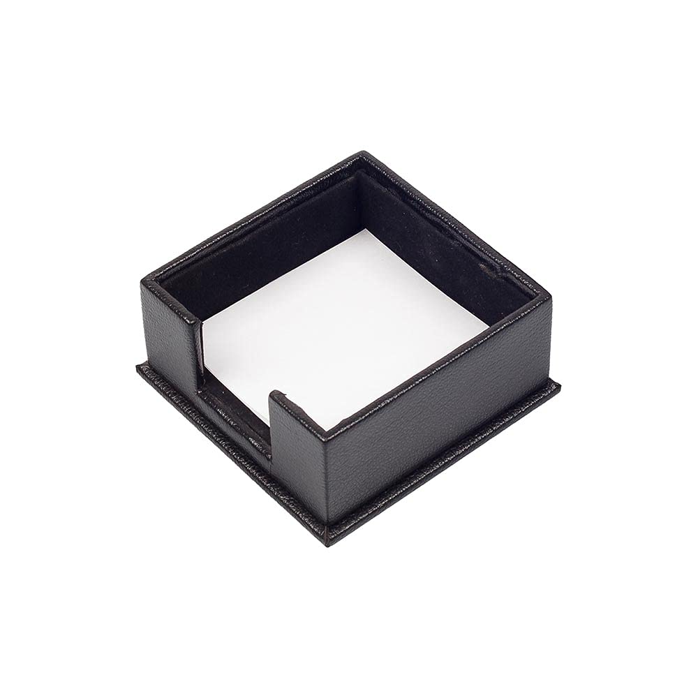 MOOGCO Schreibtisch-Set aus Leder – Schreibtischunterlage – Notizpapierhalter – Stifthalter – Lederuntersetzer – Kalenderhalter – 5 Zubehörteile – Schreibtisch – 5 Stück (schwarz)…