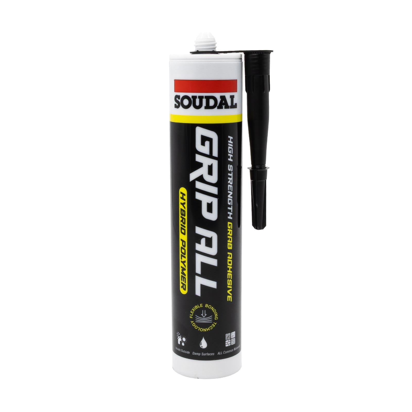 Grip All Hybrid Polymer SMX Adhesive Sealant (3 Pack) - Black
