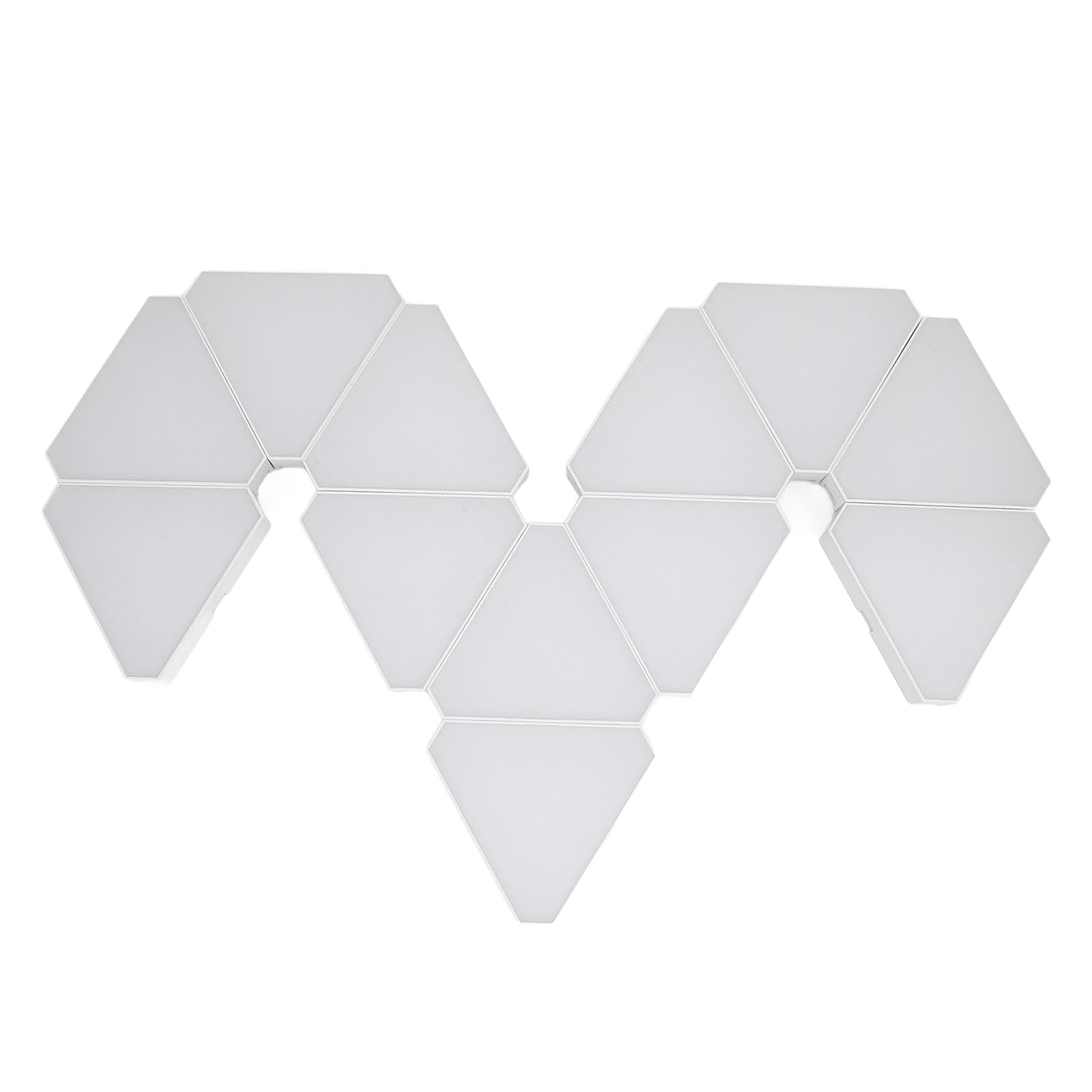 Cocoarm Kit de Luz de Pared LED Triangular RGB Música Sincronización Cambio de Color Cambio para el Desarrollo de la Habitación