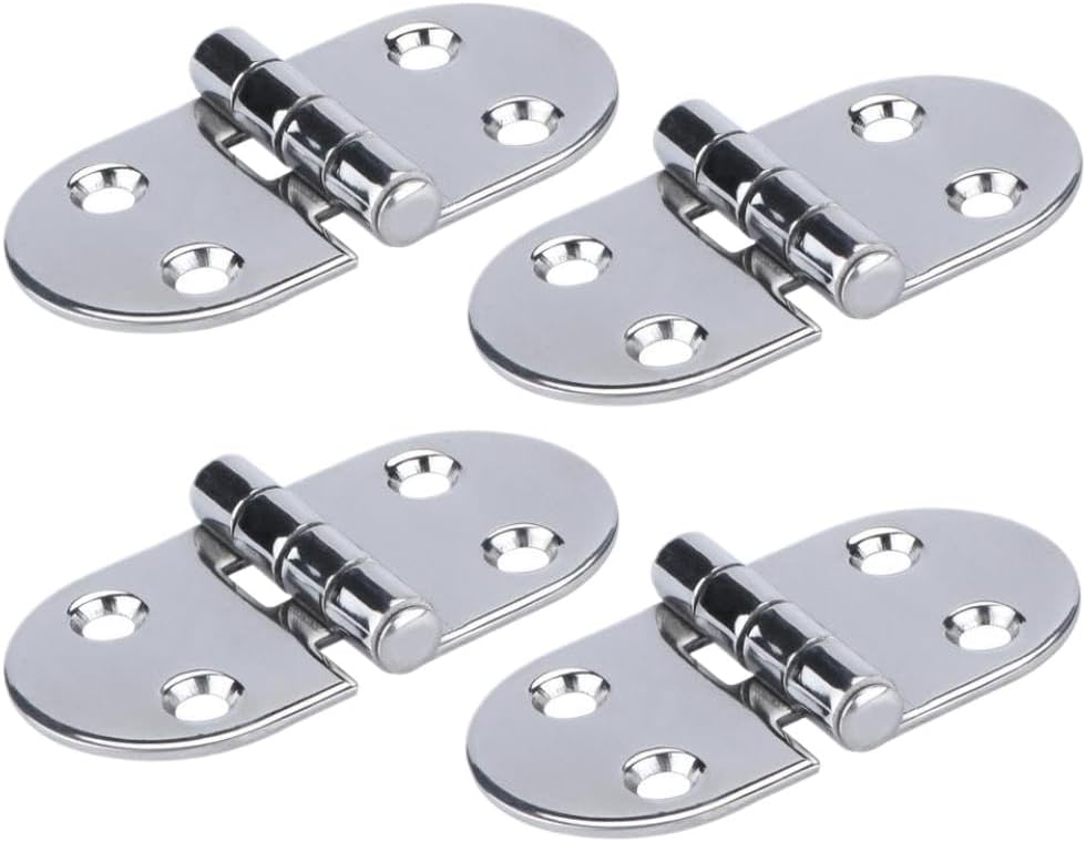 Stainless Steel Butterfly Hinges 4X 3 X 1.5 Compatible with Marine Boat Door Cabinet Table