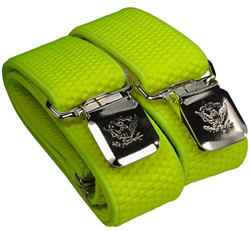 Decalen - Bretelle da uomo extra large, forti, con...