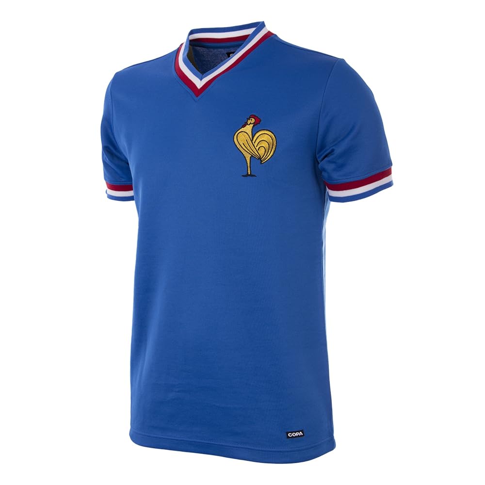 COPA - Frankreich 1971 - Retro Fußballtrikot - Herren - Blau
