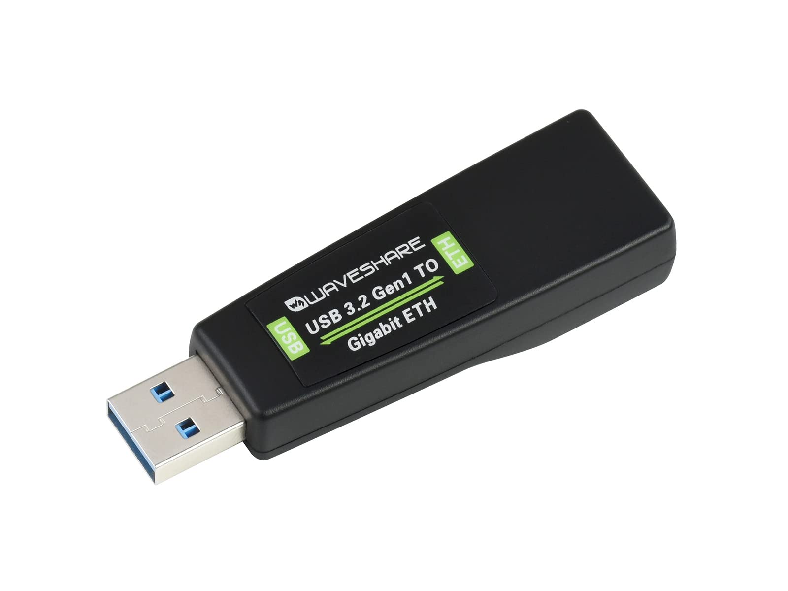 USB 3.2 Gen1 to Gigabit Ethernet Converter, RJ45 Gigabit Ethernet 10/100/1000Mbps Network Standard, Driver-Free, Plug and Play, Support Win7 /8/8.1/10, Linux, Android, etc.