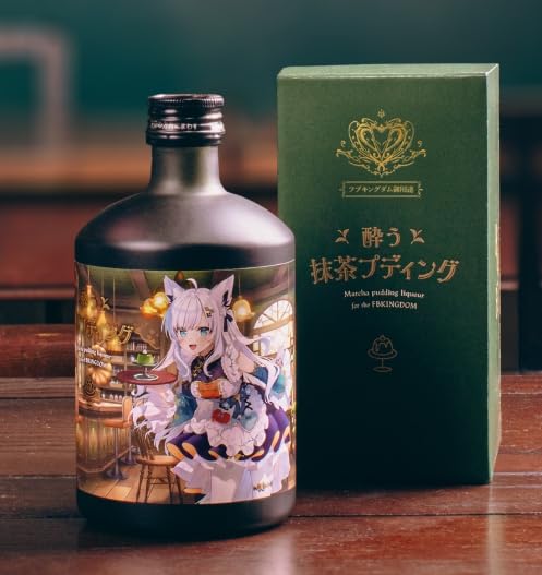 Amazon.co.jp: 酔う抹茶プディング 500ml 白上フブキ フブキングダム