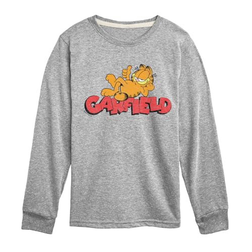 HYBRID APPAREL - Garfield - GARF Laying - Toddler & Youth Long Sleeve Graphic T-Shirt