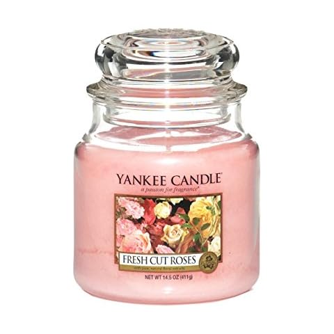 Yankee Candle Fresh Cut Roses Medium Jar Cover