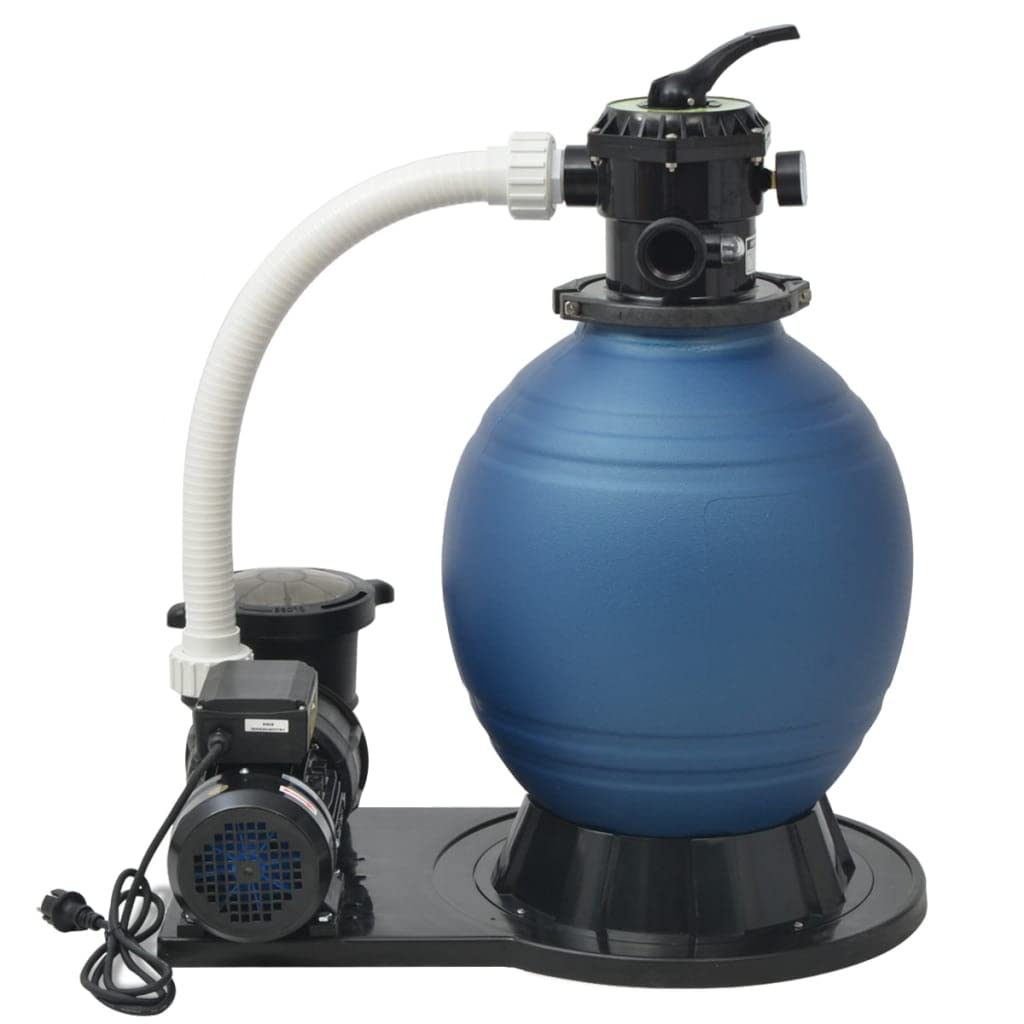 Pompa z filtrem piaskowym, 1000 W, 16 800 l/h, XL do basenów, jacuzzi spa, wkład filtrujący, akcesoria do pompy, część zamienna, do czyszczenia basenów, ogrodu, na zewnątrz, piaskownica